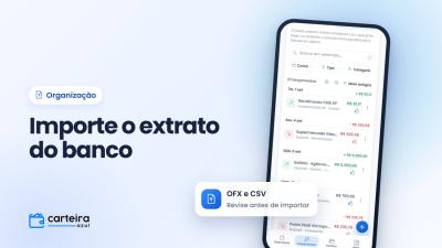Como importar o extrato do banco e parar de anotar gasto por gasto
